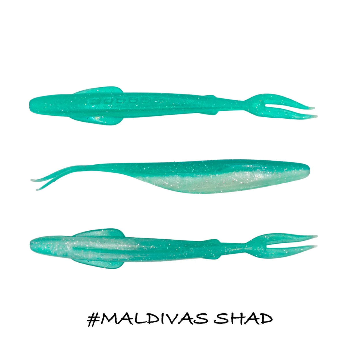 Vinilo Iberican Lures Arrow Fish 100 mm Maldivas Shad