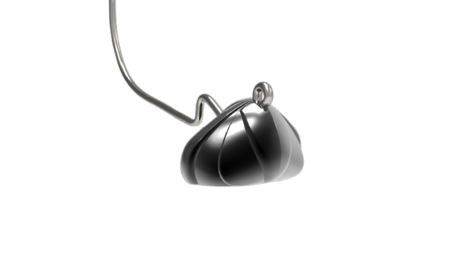 Hameçons AGR Shaky Head Matte Black 3/0