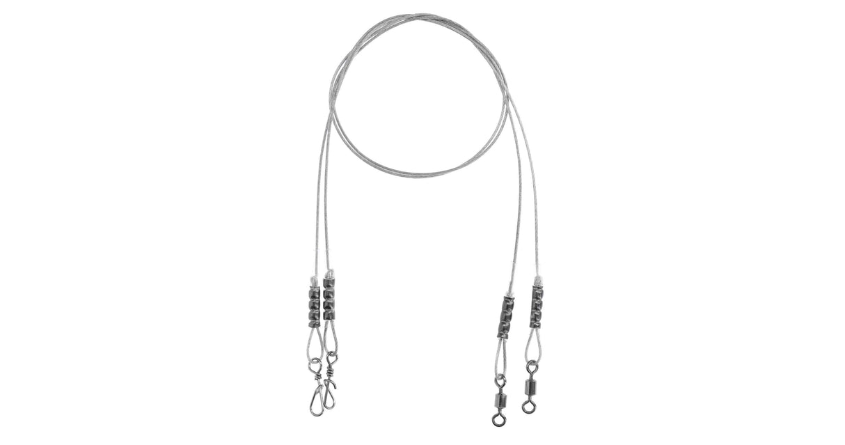 Basse de ligne d'acier Mikado Jaws 35 cm/15 kg