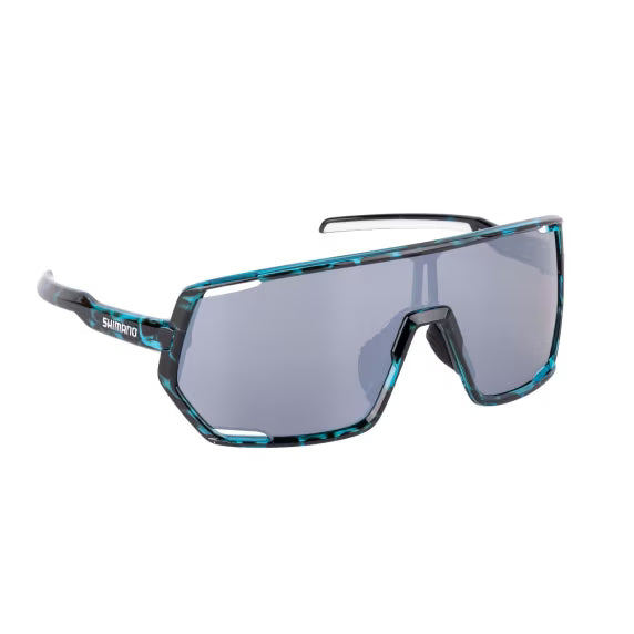 Lunettes Polarisantes Shimano Lesath Écaille bleue et argentée