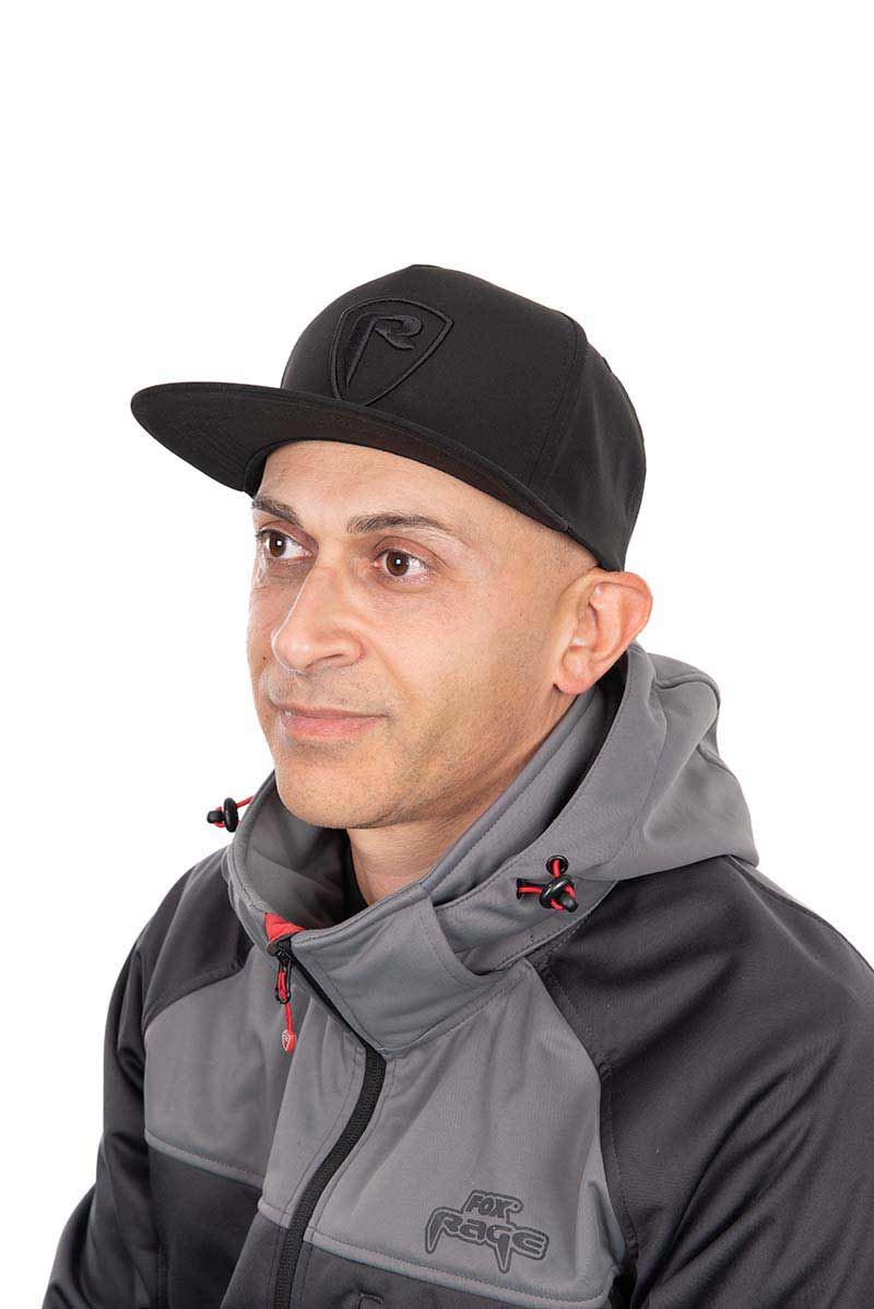 Casquette Fox Rage Bouclier plat Peak} Noir