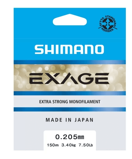 Ligne monofilament Shimano Exage Grey 150m