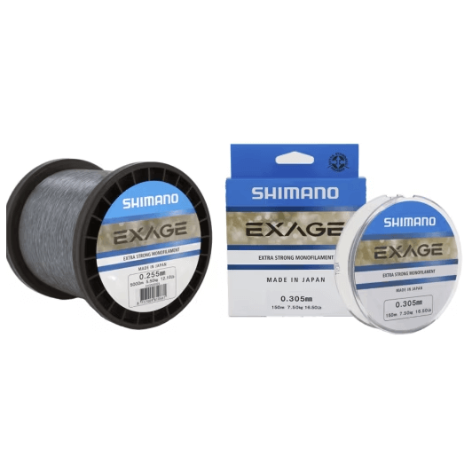 Ligne monofilament Shimano Exage Grey 150m