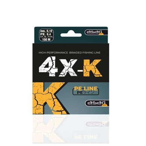 Ligne Tressée Asari 4X-K vert 150 m