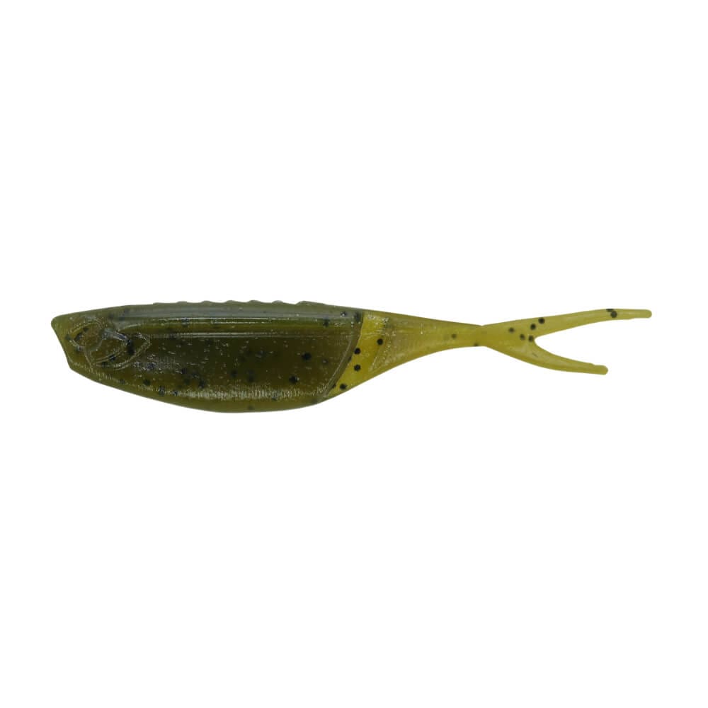 Jerkbait Yamamoto Hinge Minnow 3,5" 88,9 mm Green Pumpkin/Black Flake