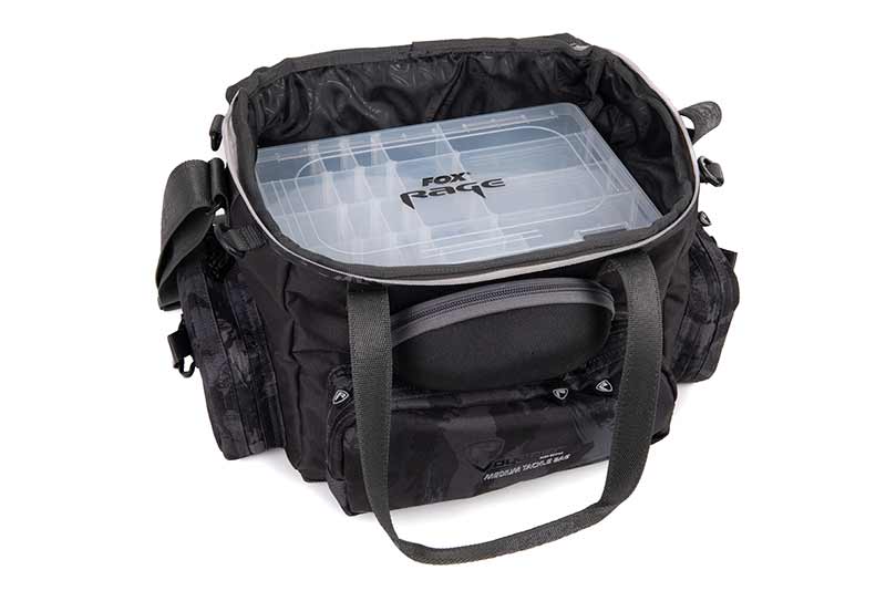 Sac à dos avec boîtes Fox Rage} Voyager Camo Medium