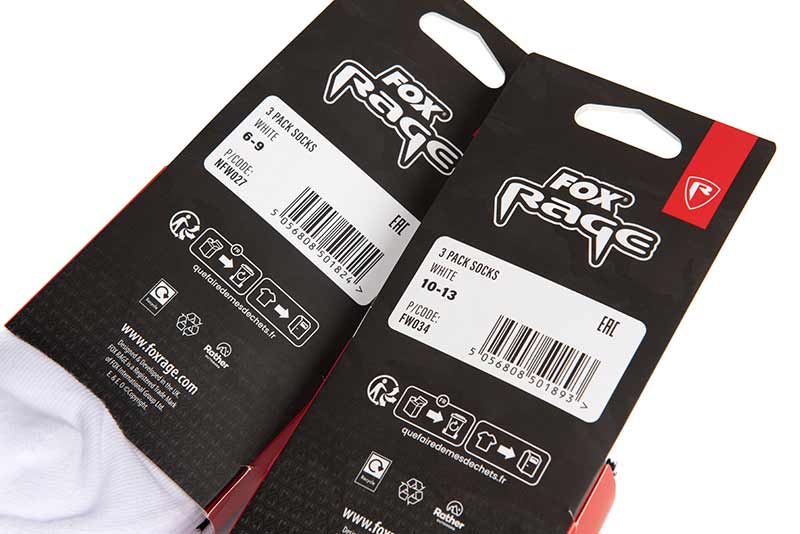 Pack de 3 chaussettes Fox Rage 44-46