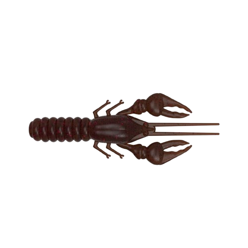 Leurre souple AGR Finesse Craw 73 mm Marron Pourpre