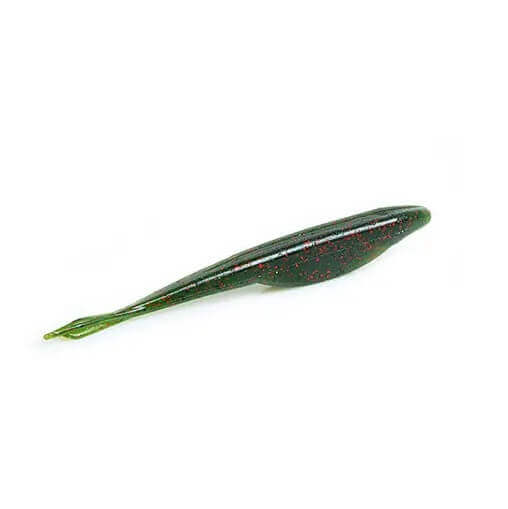 Leurre souple Yamamoto D-Shad 5" - 127 mm Watermelon W/Black Red Flake
