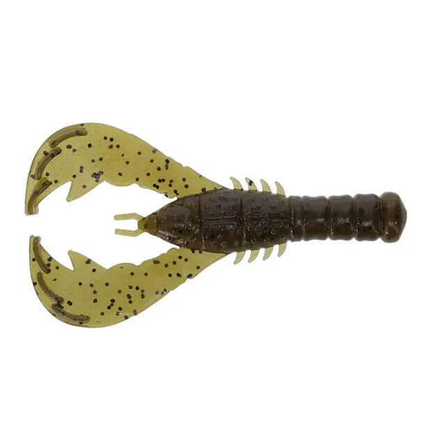 Leurre souple Yamamoto Yama Craw 4" - 100 mm Green Pumpkin Black Flake