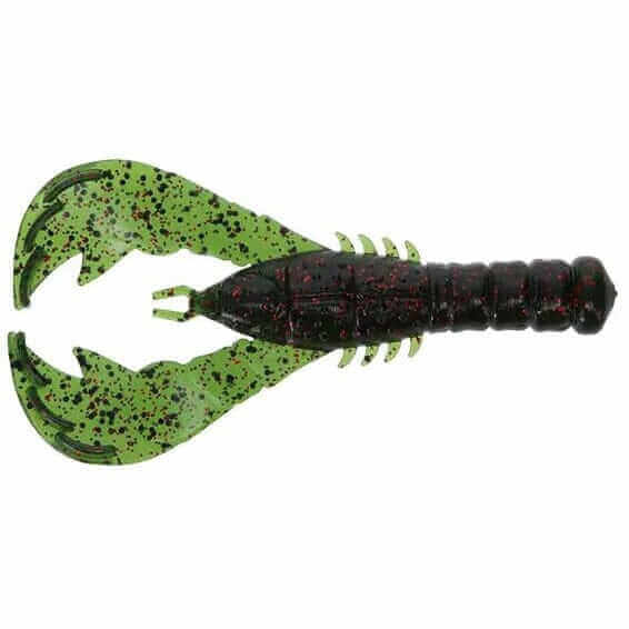 Leurre souple Yamamoto Yama Craw 4" - 100 mm Watermelon Noir Rouge