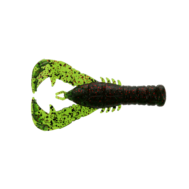 Leurre souple Yamamoto Yama Craw 3" - 76 mm Watermelon Noir Rouge
