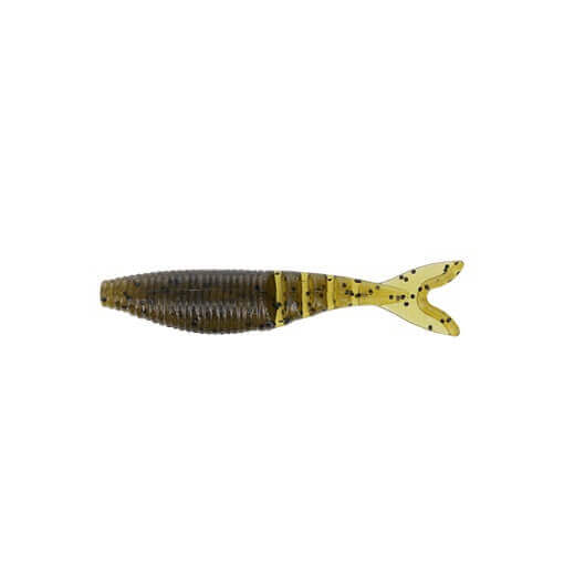 Leurre souple Yamamoto Zako 4" - 100 mm Green Pumpkin Large Black Flake