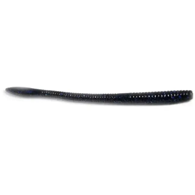Vinilo Z-Man Finesse Worm 177 mm Black Blue Flake