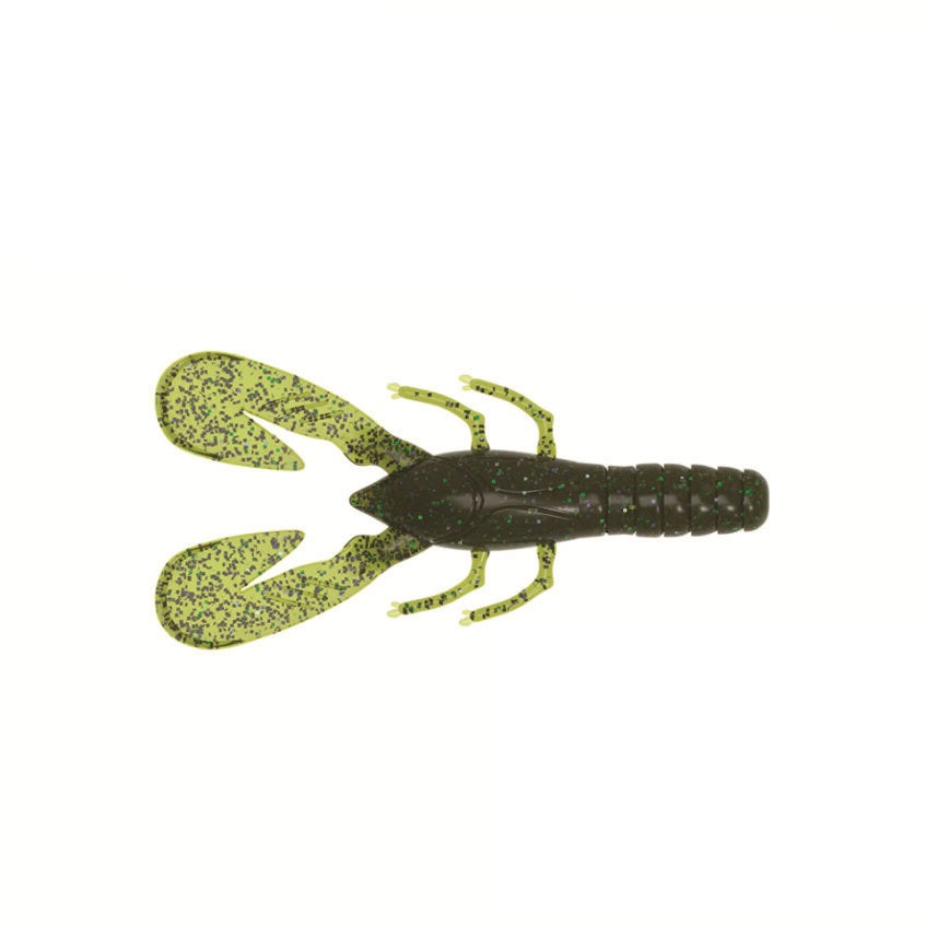 Leurre souple AGR Lethal Craw 85 mm Vert Citrouille Pourpre