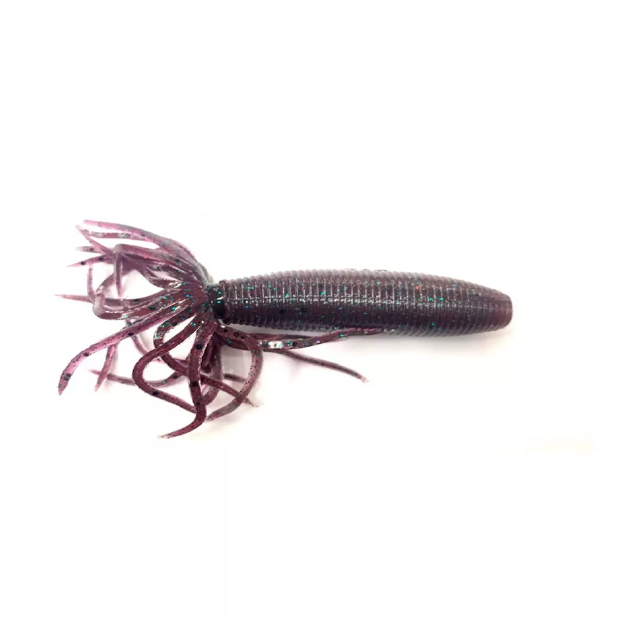 Leurre souple Yamamoto Fat Ika 4'' 100 mm Dirty Plum