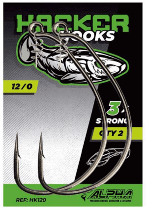 Anzuelos Alpha Hacker Weightless 12/0 - Tienda Bass