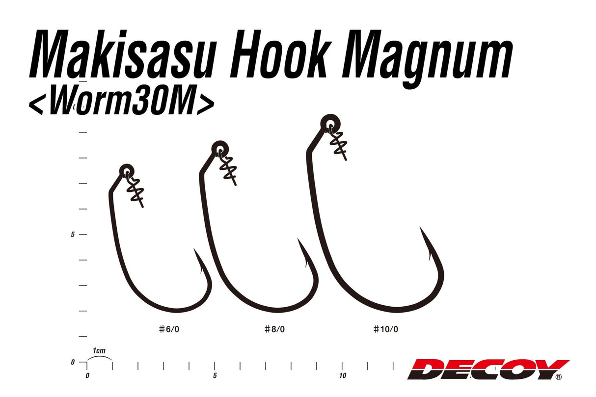 Anzuelos Decoy Worm 30 Makisasu Magnum - Tienda Bass