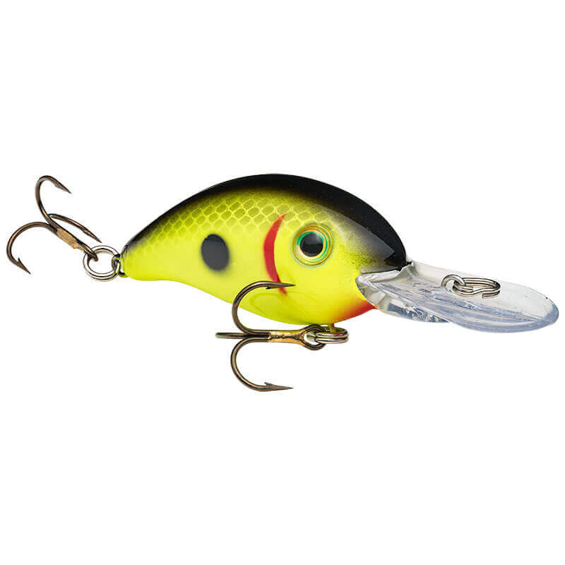 Crankbait Strike King Pro Model 3 - 60 mm Chartreuse Negro - Tienda Bass