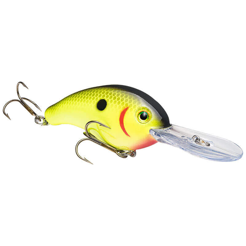 Crankbait Strike King Pro Model 5 - 105 mm Black Back Chartreuse - Tienda Bass