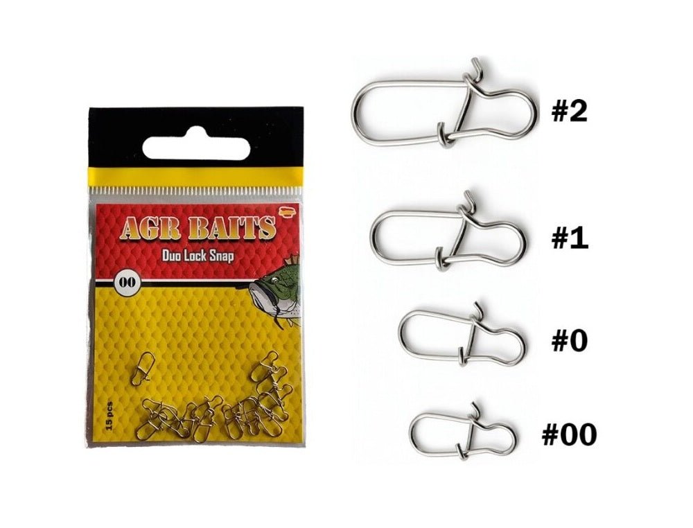 Grapas AGR Duo Lock Snap Nickel - Tienda Bass