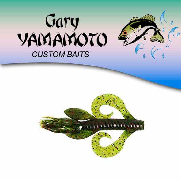 Vinilo Yamamoto Kreature 4'' - 100 mm Watermelon Black Red - Tienda Bass