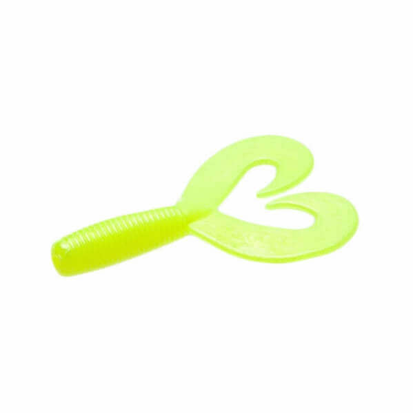 Vinilo Zoom Fat Albert Twin 90 mm Chartreuse Pearl - Tienda Bass