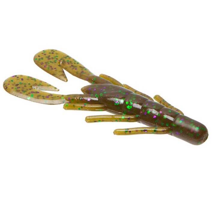 Vinilo Zoom Ultra Vibe Speed Craw 90 mm Green Pumpkin Purple Green - Tienda Bass