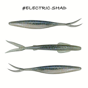 Vinilo Iberican Lures Arrow Fish 100 mm Electric Shad