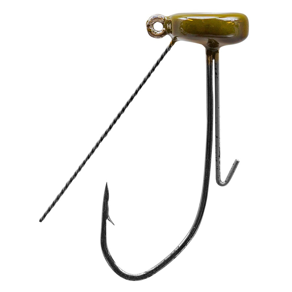 Hameçons  Ned Rig Jig Strike King 1,8 g Citrouille verte