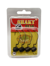 Hameçons AGR Shaky Head Matte Black 3/0