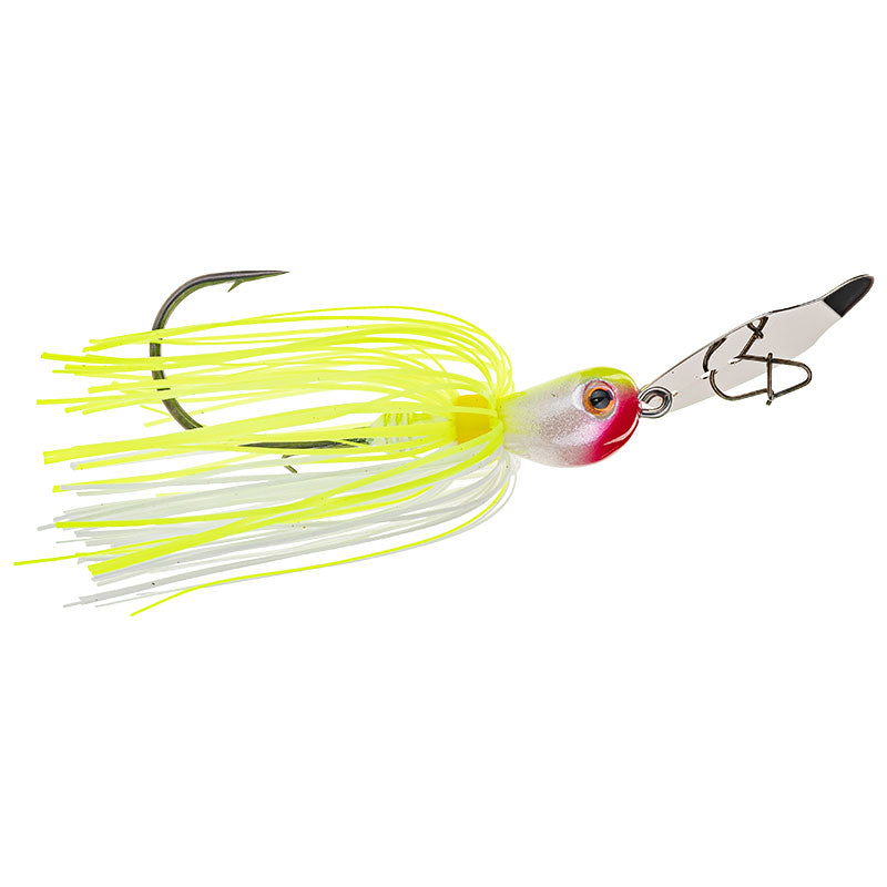 Chatterbaits Strike King 21,3g Thunder Cricket Vibrating Swim Jig Chartreuse Blanc