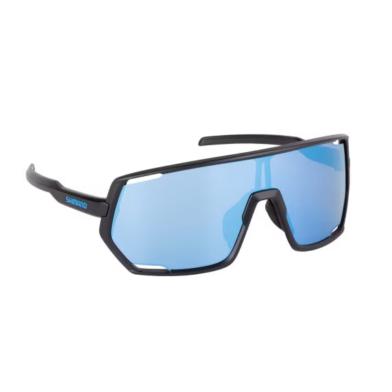 Lunettes Polarisantes Shimano Lesath Noir mat et bleu