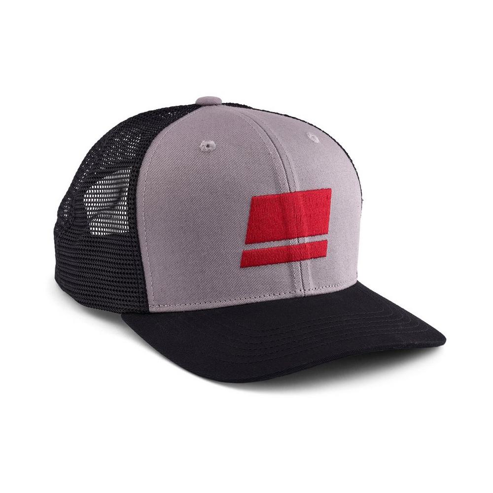 Casquette Abu Garcia Drapeau Trucker Gris Noir