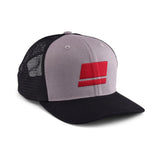 Casquette Abu Garcia Drapeau Trucker Gris Noir
