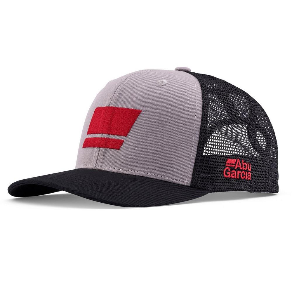 Casquette Abu Garcia Drapeau Trucker Gris Noir