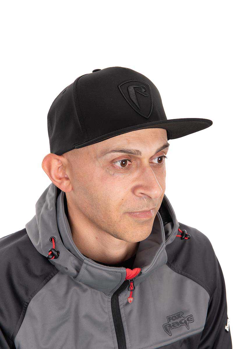 Casquette Fox Rage Bouclier plat Peak} Noir
