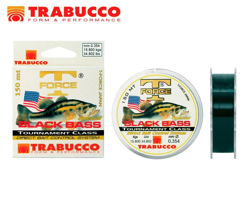 Fil Trabucco T-Force Black Bass 150 m