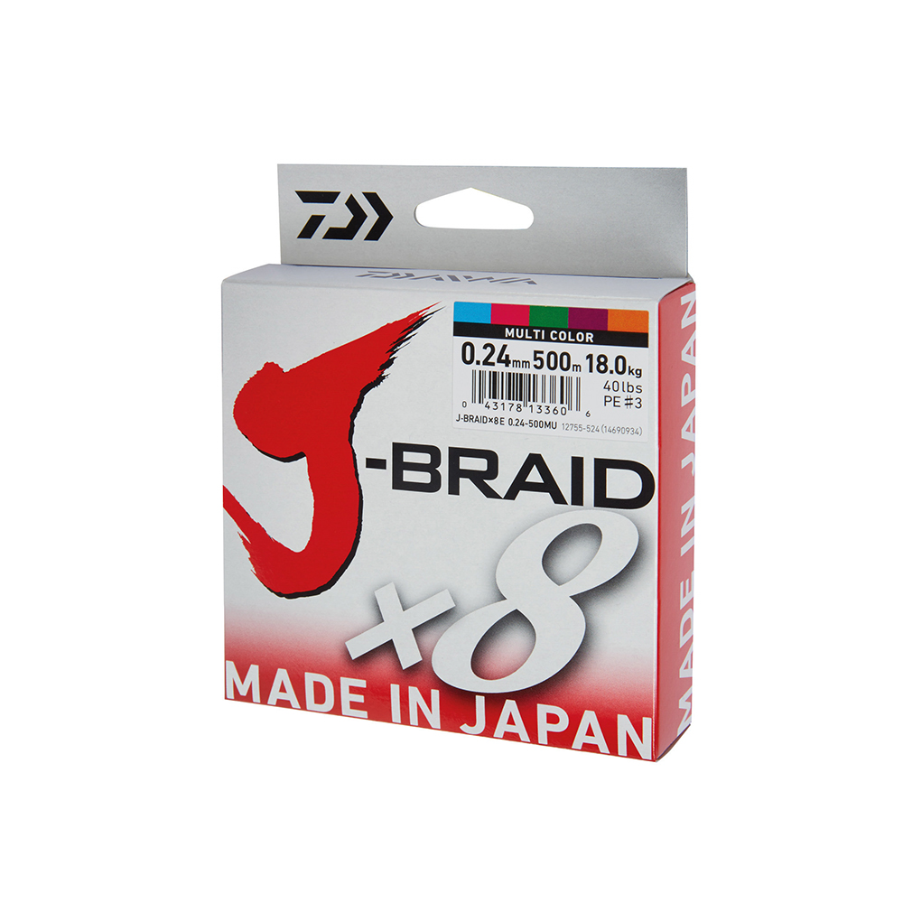 Fil Tresse Daiwa J-Braid 8B Vert 150 m