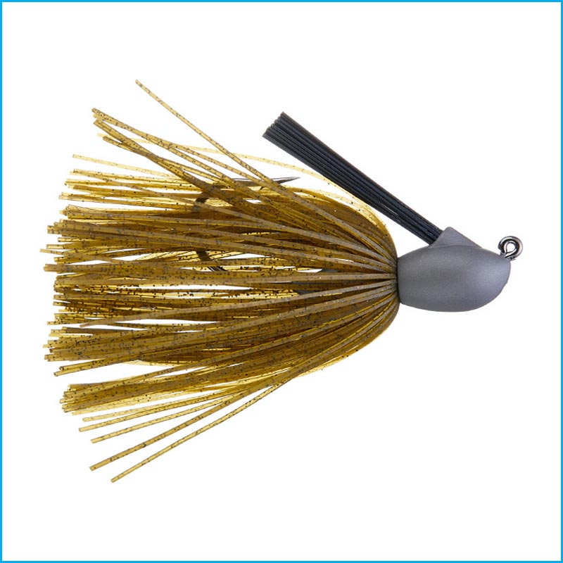 Caoutchouc Jig Keitech Modèle 1 - 11g Vert foncé Citrouille