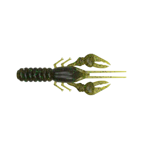 Leurre souple AGR Finesse Craw 73 mm Vert Potiron Violet