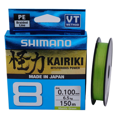 Trenzado Shimano Kariki 8 Verde 150 m
