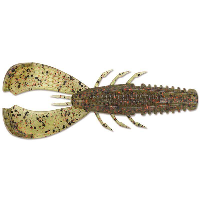 Vinyle de crabe Rapala Crushcity Cleanup Craw 3 - 90 mm Watermelon Rouge