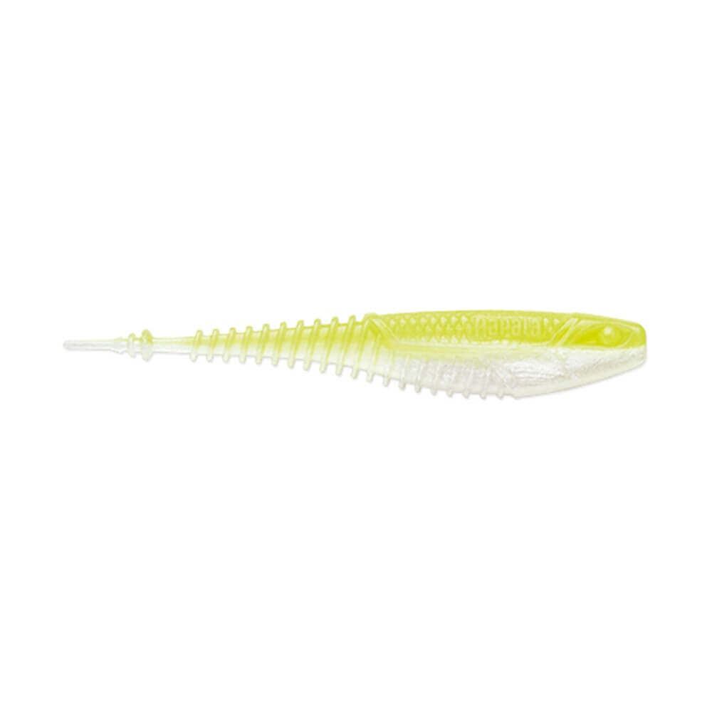 Vinyle Rapala Crushcity Freeloader 4 - 105 mm Chartreuse Pearl
