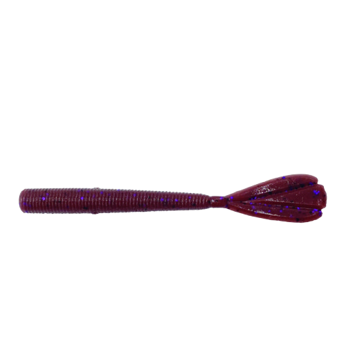 Leurre souple AGR Akira 115 mm Marron Pourpre
