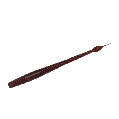 Leurre souple AGR Motion Worm 140 mm Marron Pourpre