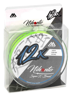 Accesorio Mikado Nihonto Super X-Braid 0.08mm/5.95kg/150m Fluo 1 spool