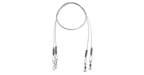 Bajo de línea de acero Mikado Jaws 25 cm/15 kg - Tienda Bass