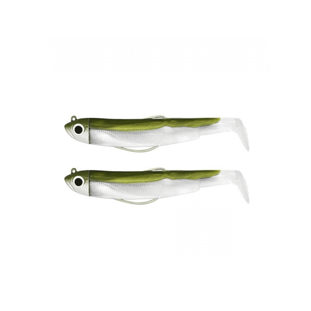 Doble Combo Black Minnow Nº3 120 Shore 12 g Khaki Rattle - Tienda Bass