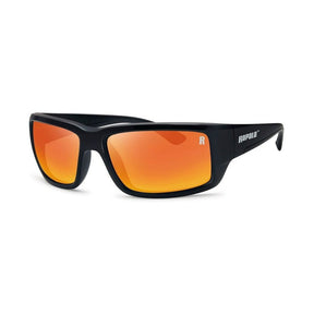 Gafas de sol polarizadas Rapala Amberjack Negro mate y Rojo - Tienda Bass